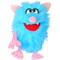 Living Puppets: Spike The Blue Friendly Monster - 14" Plush Hand Puppet, Handmade, Moving Mouth, Soft Companion Character, Play & Develop Toy, Kids 3+